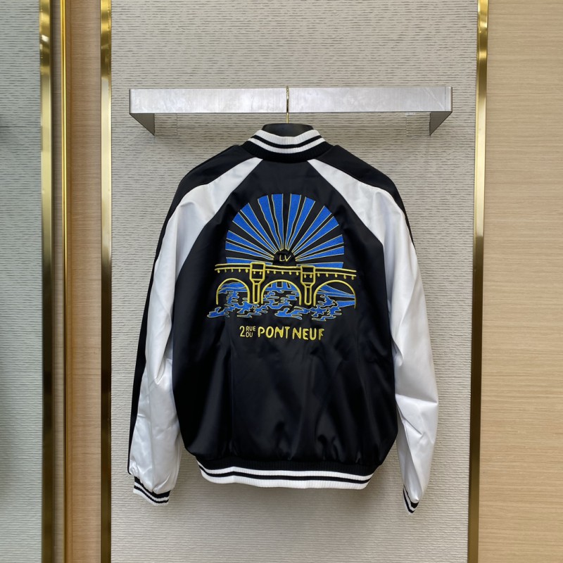 LV Embroidered Jacket Coat 1
