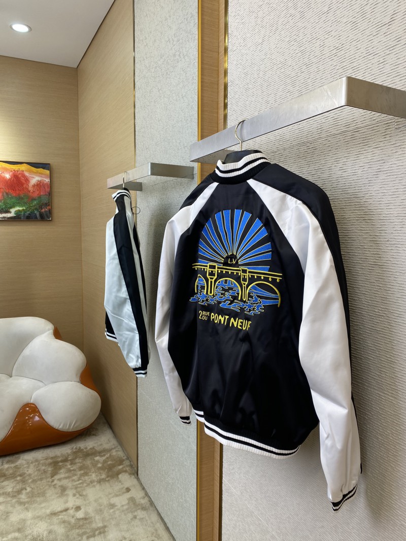 LV Embroidered Jacket Coat 3