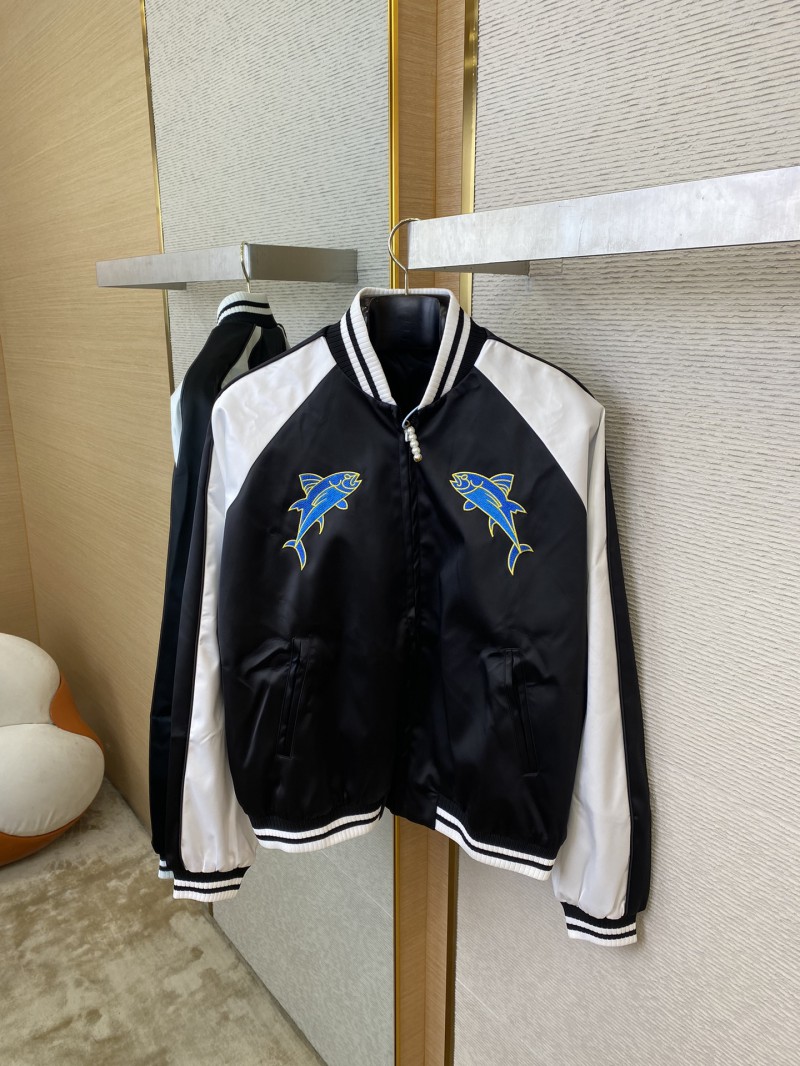 LV Embroidered Jacket Coat 6