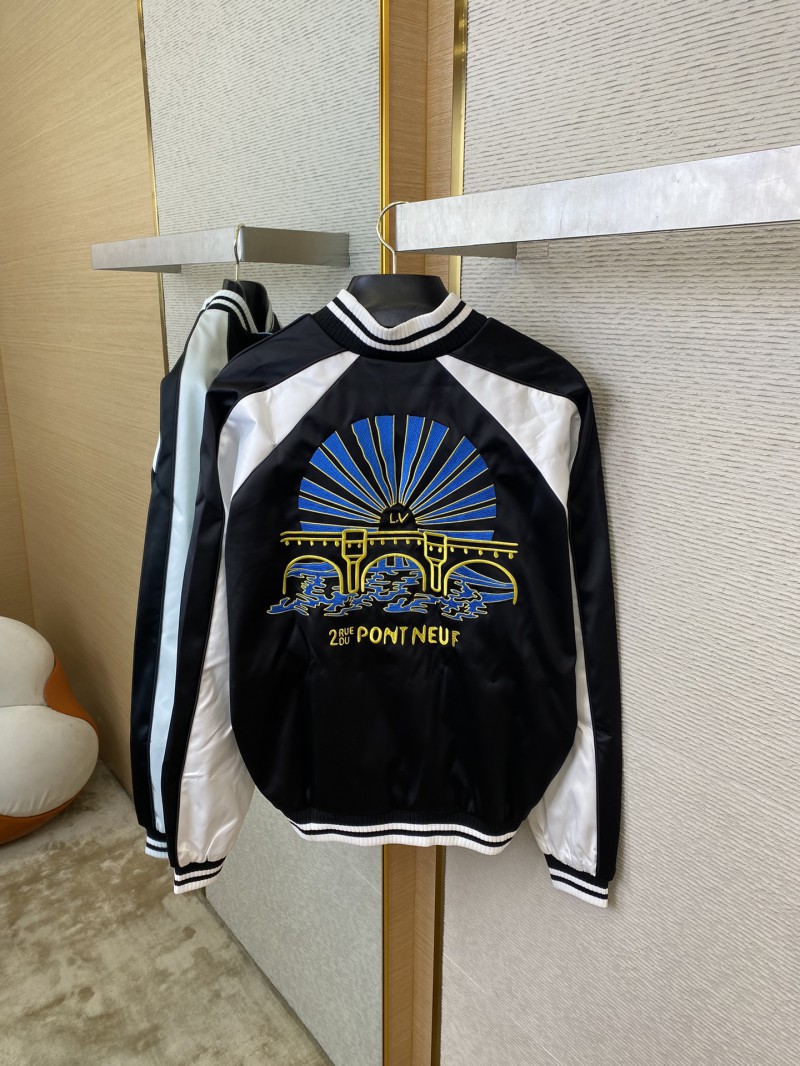 LV Embroidered Jacket Coat 7