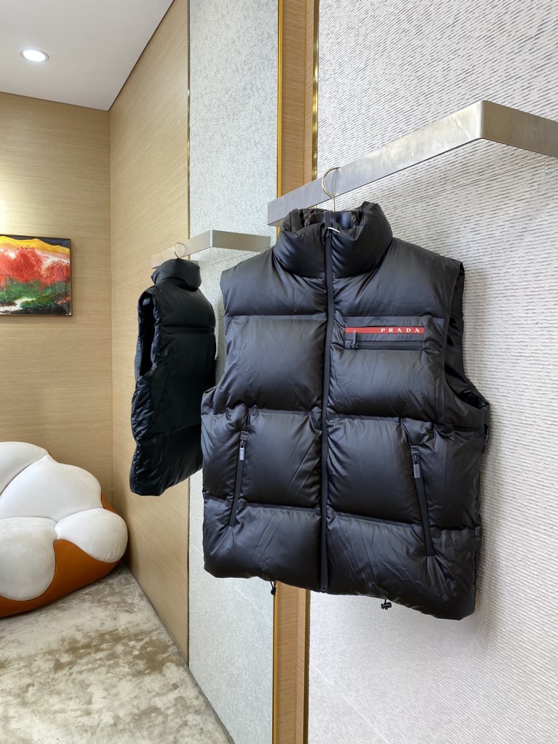 Prada Triangle Label Down Vest 2