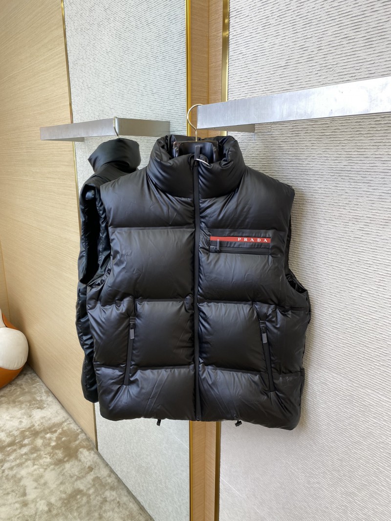 Prada Triangle Label Down Vest 6
