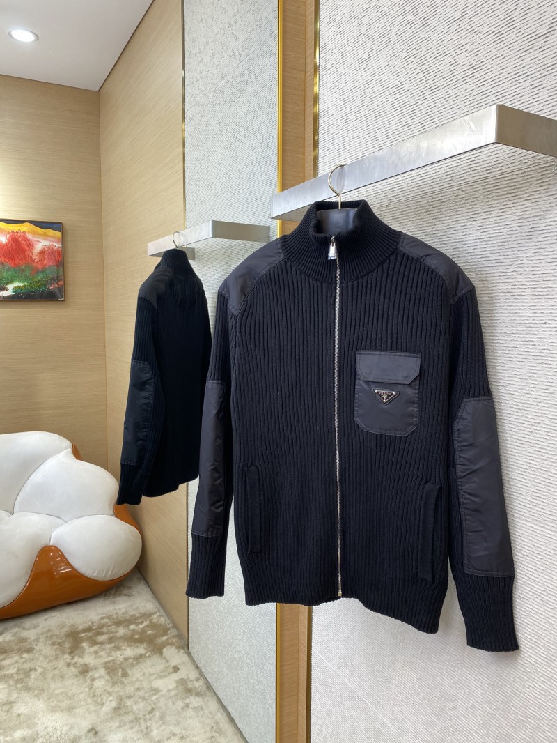 Prada Nylon Pocket Knit Jacket 2