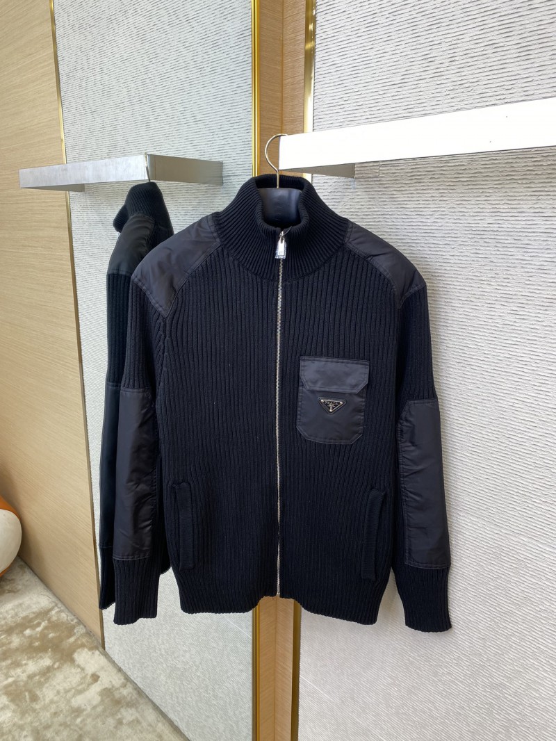 Prada Nylon Pocket Knit Jacket 6
