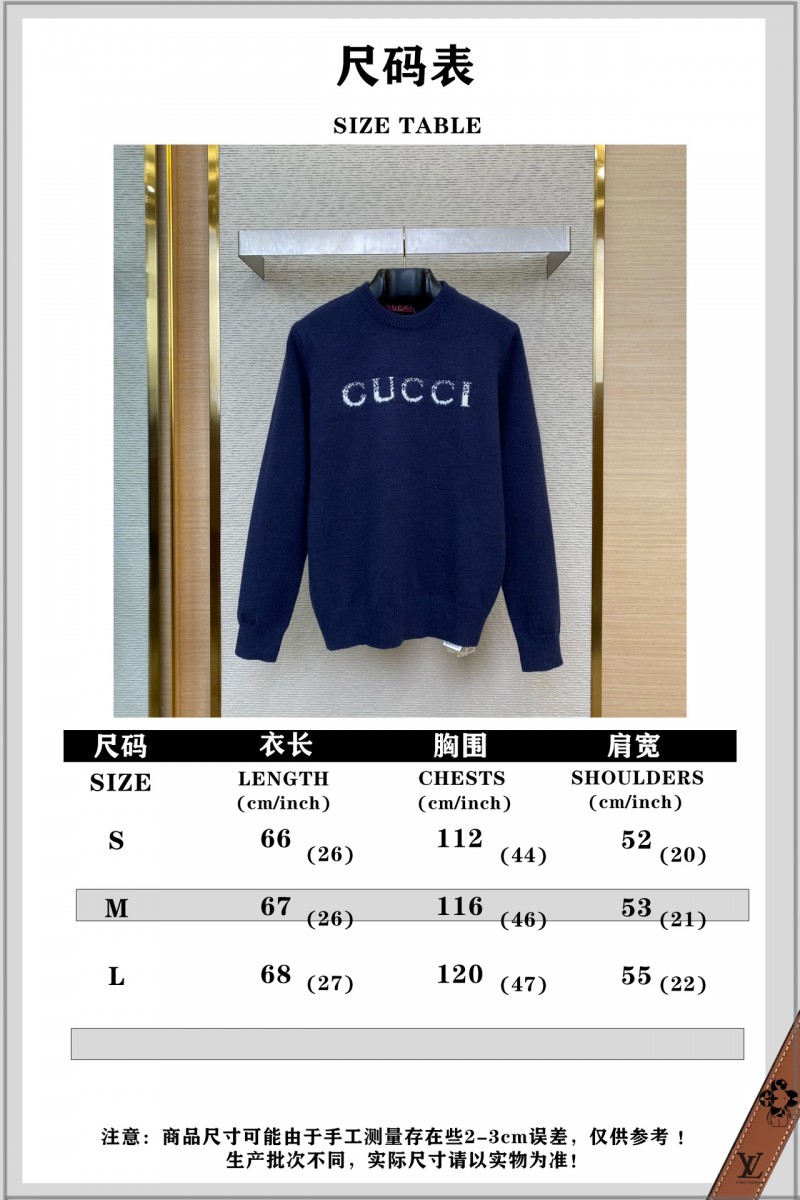 Gucci Letter Appliqu?? Crew Neck Knit 8