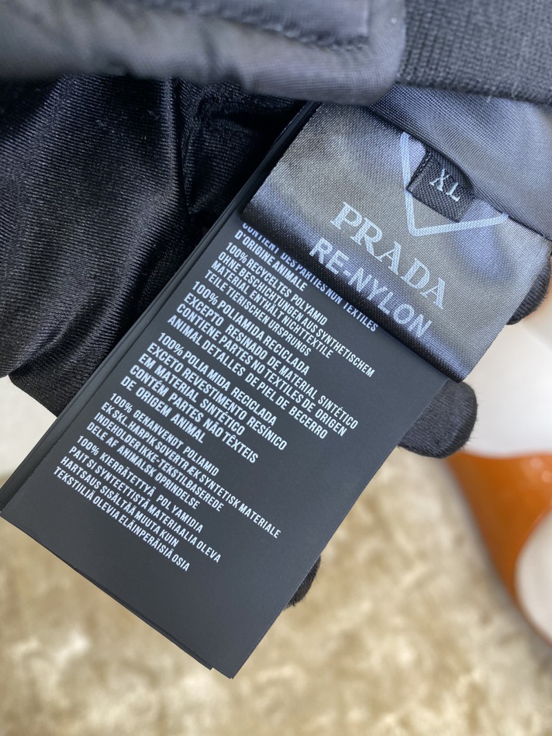 Prada Triangle Label Rhombus Cotton Coat Jacket 8