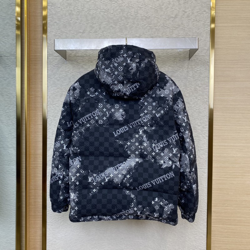 LV Destruction Printed Down Jacket 1