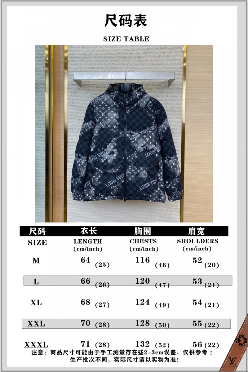 LV Destruction Printed Down Jacket 9
