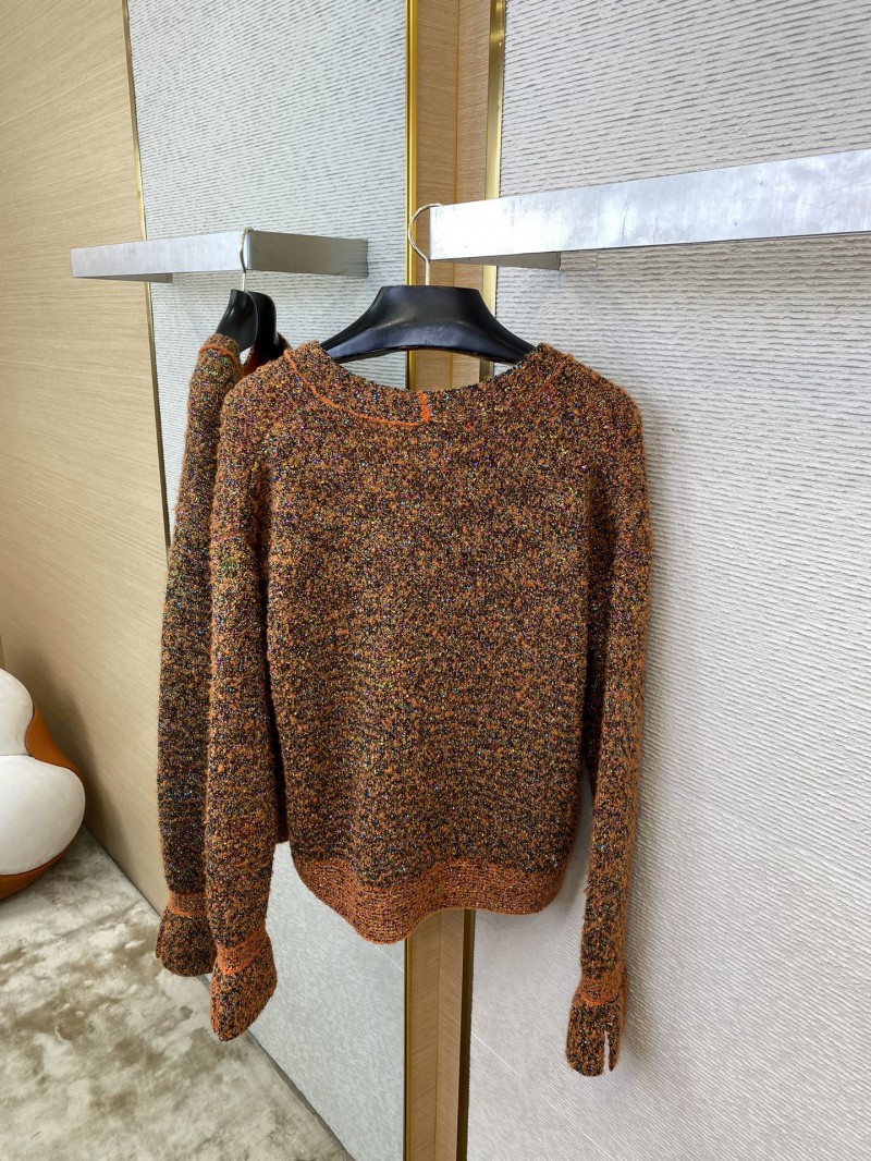 Chanel Horseshoe Sleeve Sequin Knit Cardigan Jacket 7