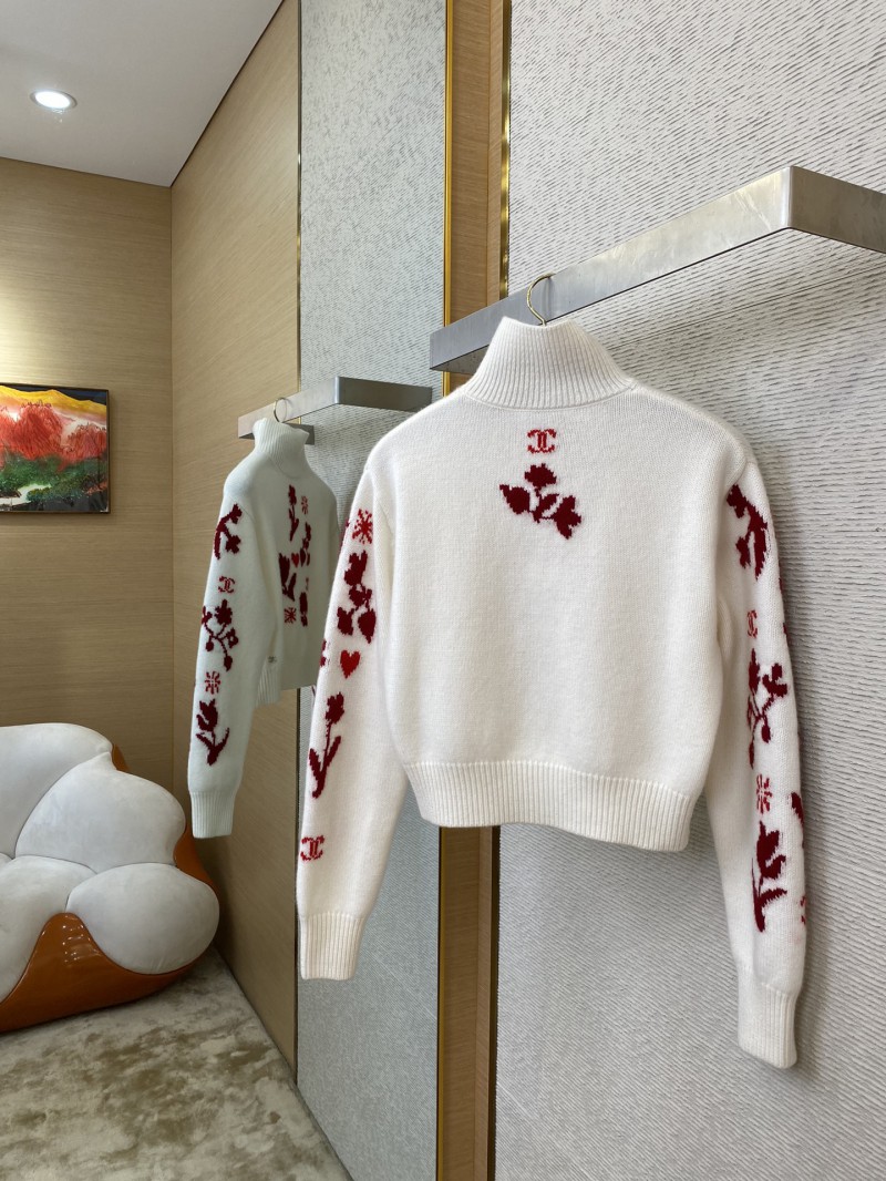 Chanel Floral Appliqu?? Knit 2
