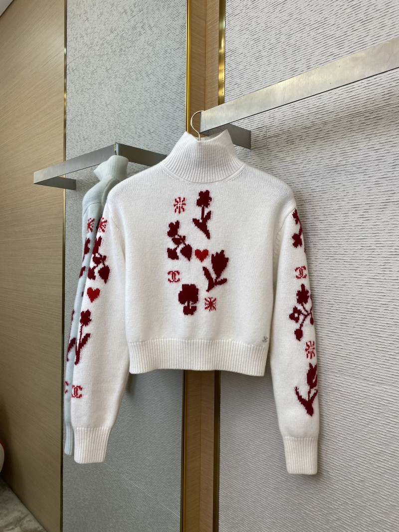Chanel Floral Appliqu?? Knit 3