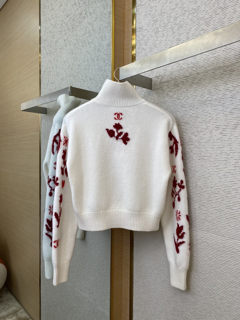 Chanel Floral Appliqu?? Knit 4