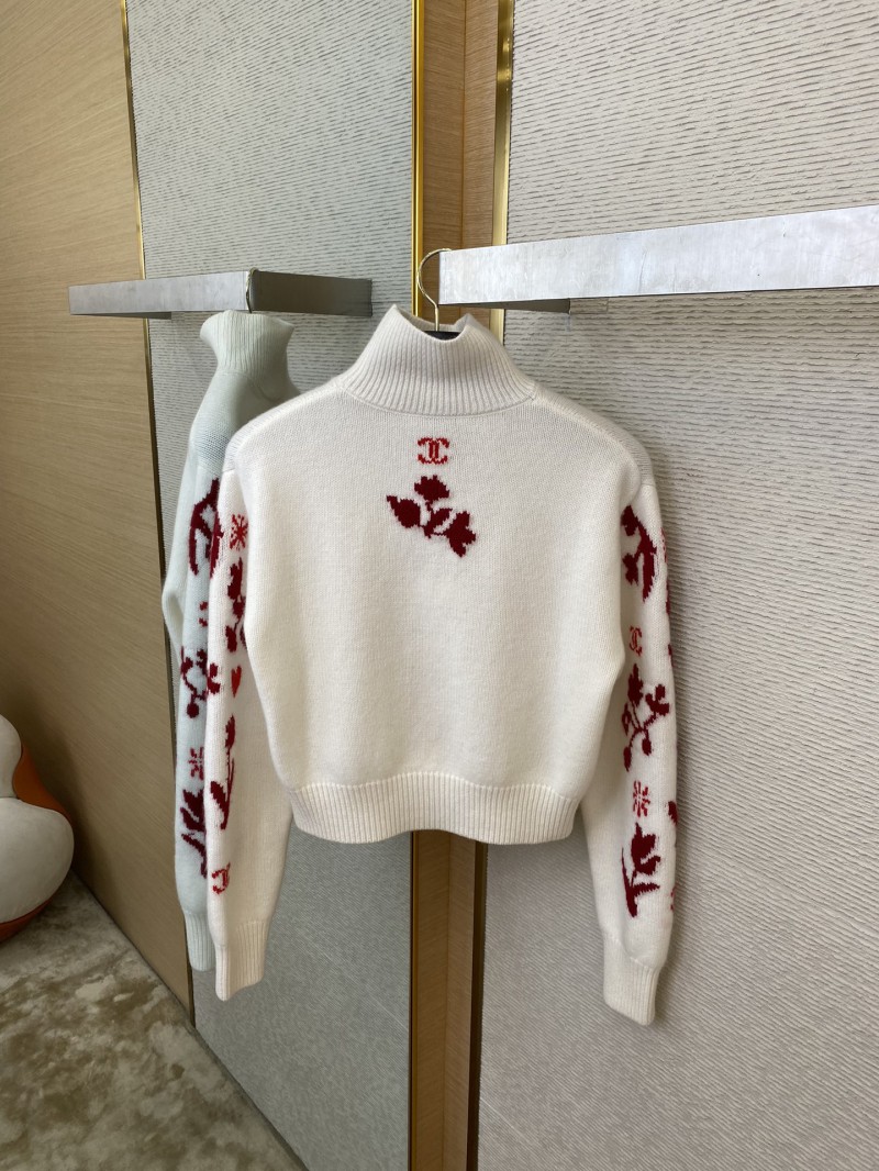 Chanel Floral Appliqu?? Knit 7