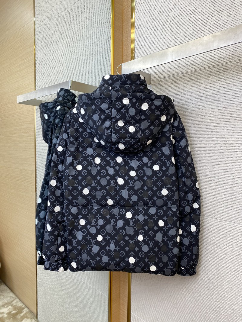 LV Polka Dot Print Down Coat Jacket 5