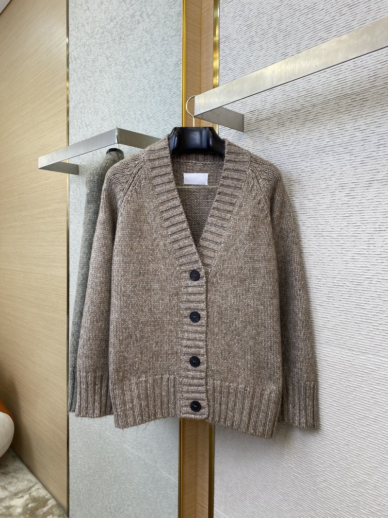 Maison Margiela Knitted Cardigan Jacket Brown 4