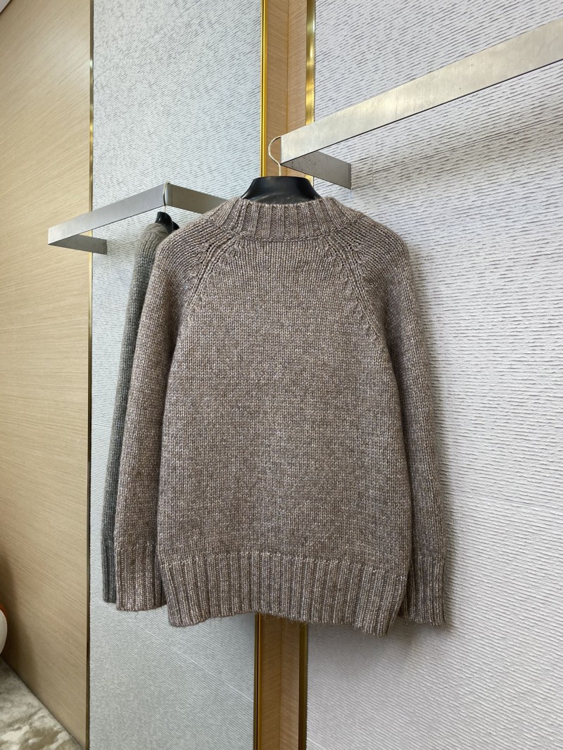 Maison Margiela Knitted Cardigan Jacket Brown 5