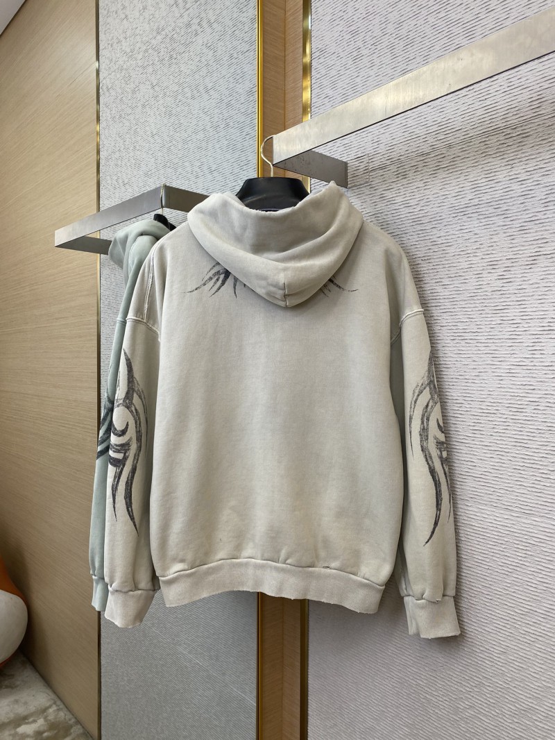 Balenciaga Printed Hooded Sweatshirt Jacket 5