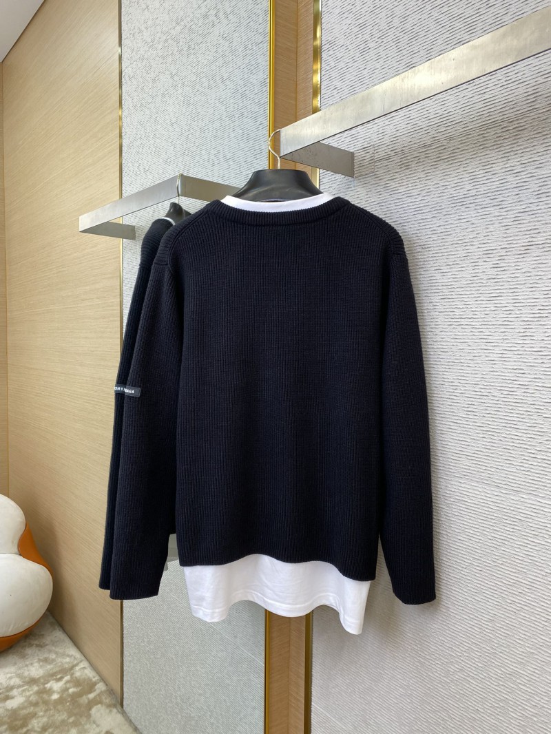 Balenciaga Layered Rubber Label Sweater 5