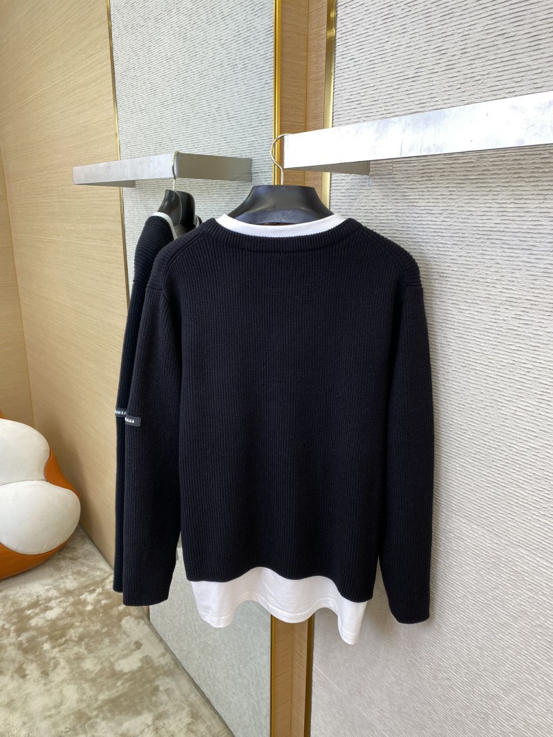 Balenciaga Layered Rubber Label Sweater 7