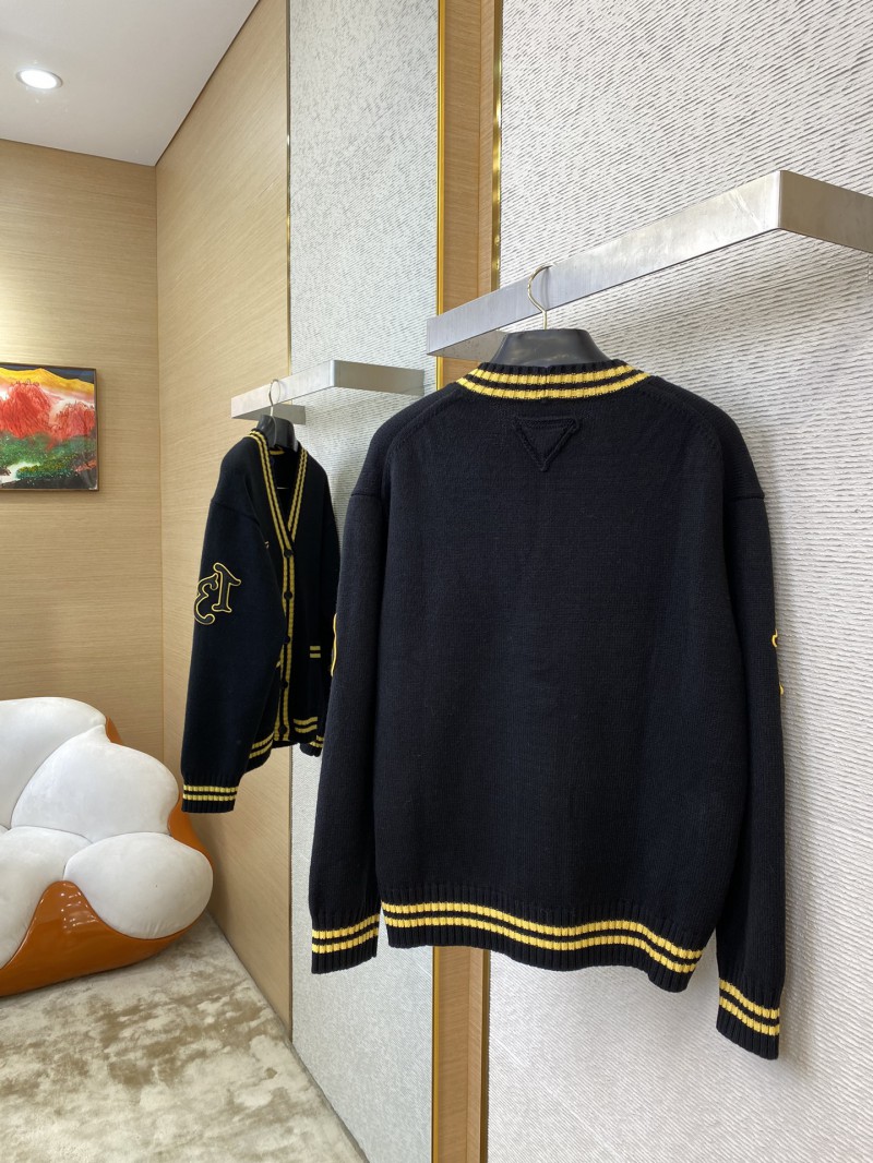 Prada Octopus Wool Knit Cardigan 3