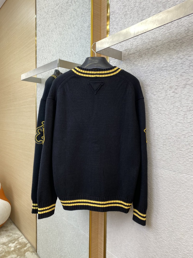 Prada Octopus Wool Knit Cardigan 5