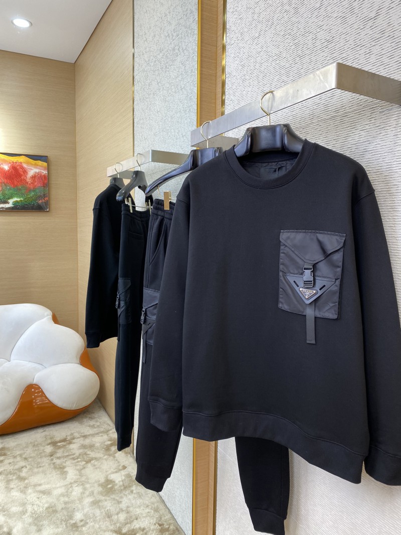 Prada Triangle Label Casual Suit Sweatpants 2