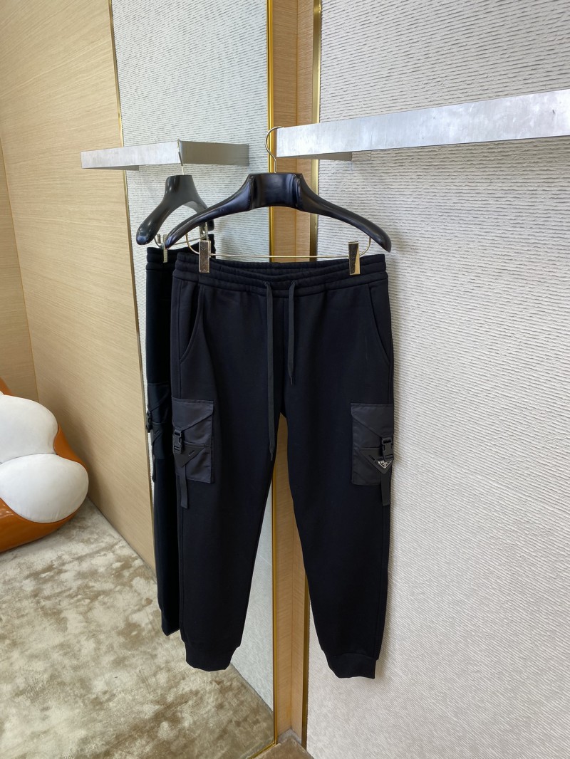 Prada Triangle Label Casual Suit Sweatpants 6