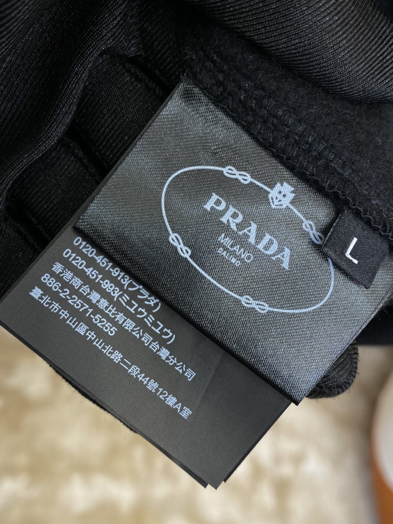 Prada Triangle Label Casual Suit Sweatpants 8