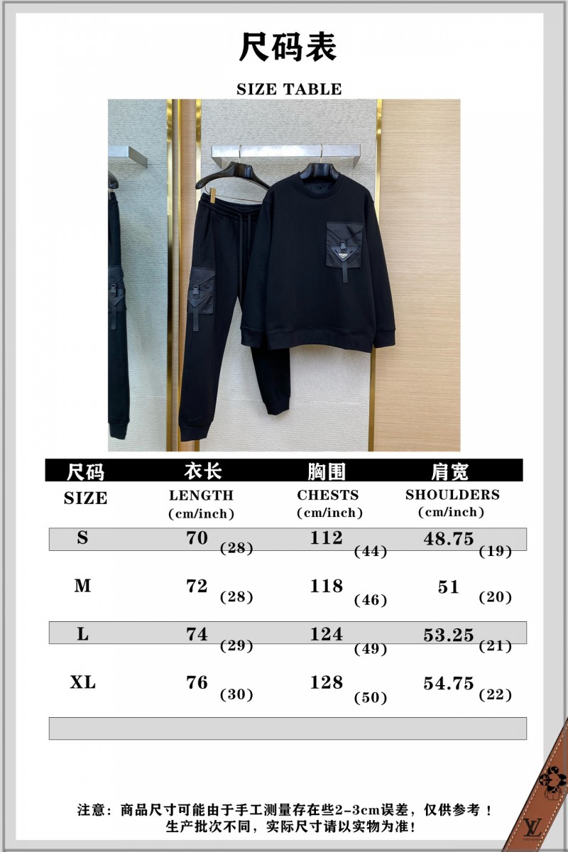 Prada Triangle Label Casual Suit Top 9