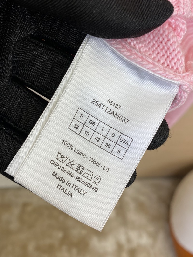 Dior monogrammed knitted pullover pink 8