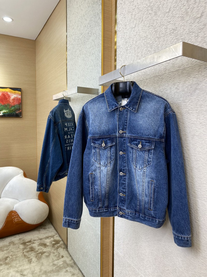 Balenciaga Embroidered Denim Jacket 2