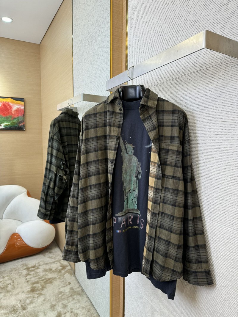 Balenciaga True 2 Pieces Lady Liberty Shirt Jacket 2