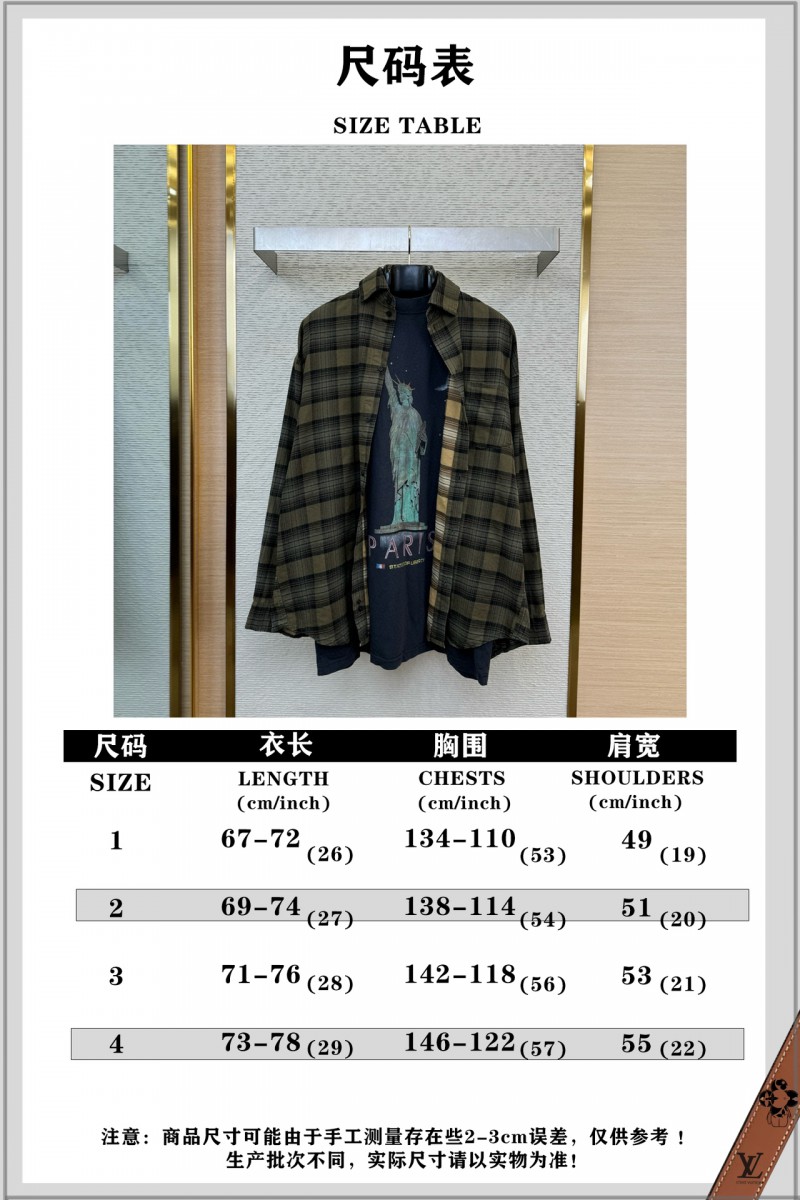 Balenciaga True 2 Pieces Lady Liberty Shirt Jacket 9