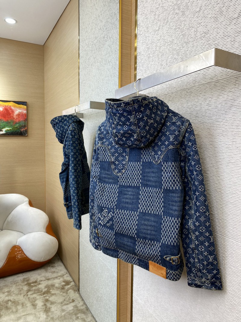 LV Jacquard Denim Down Jacket 3