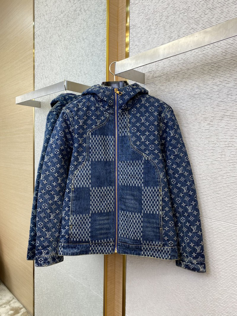 LV Jacquard Denim Down Jacket 4