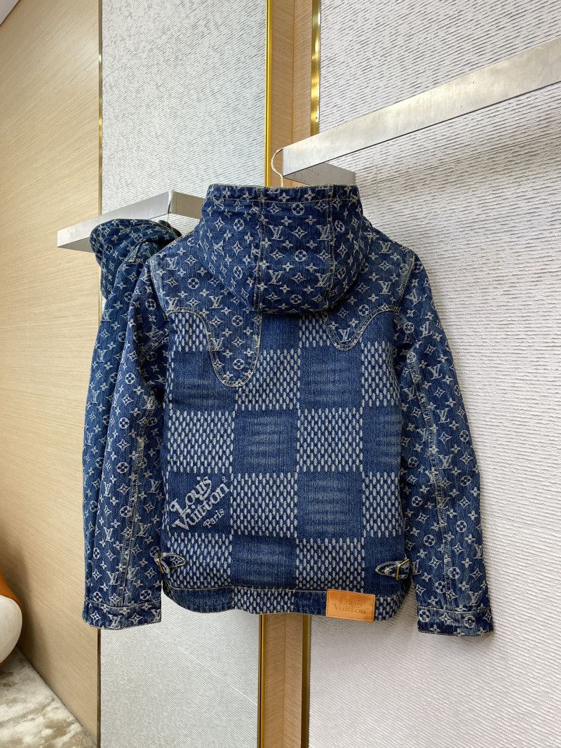 LV Jacquard Denim Down Jacket 5