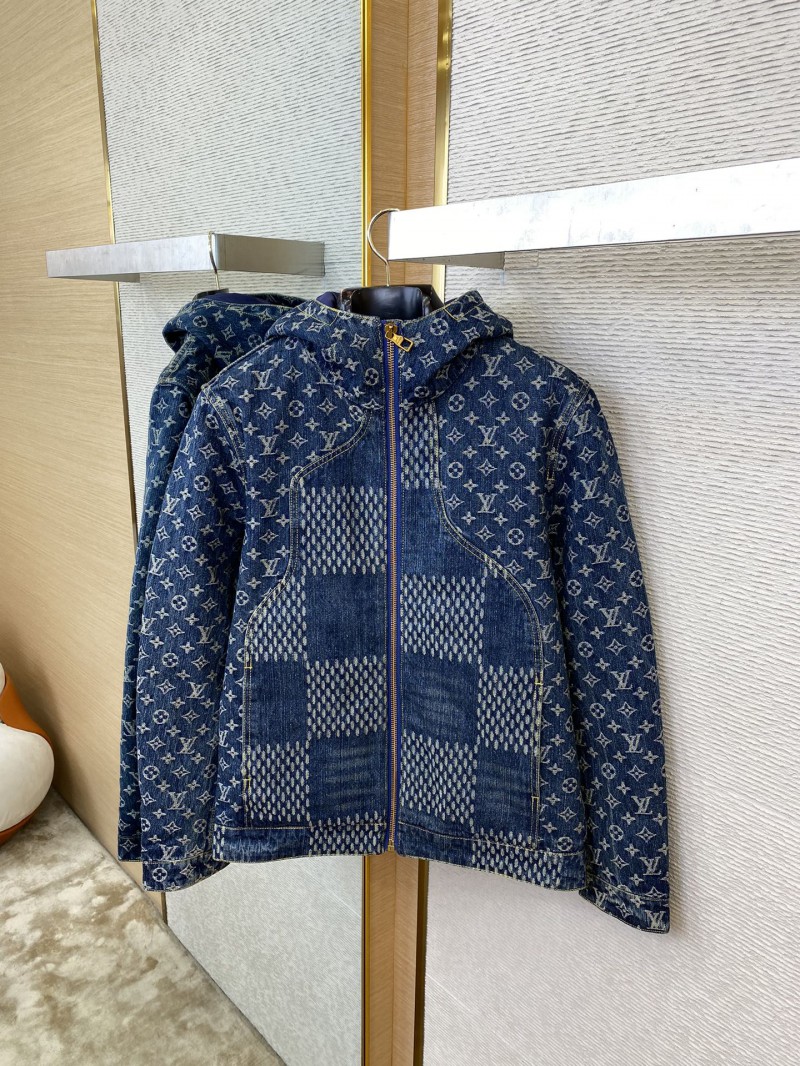 LV Jacquard Denim Down Jacket 6