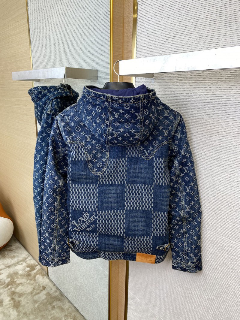 LV Jacquard Denim Down Jacket 7