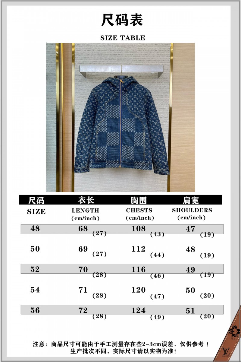 LV Jacquard Denim Down Jacket 9