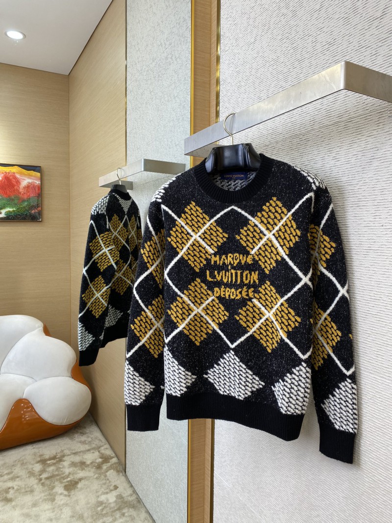 LV Square Letter Clash Sweater Pullover 2