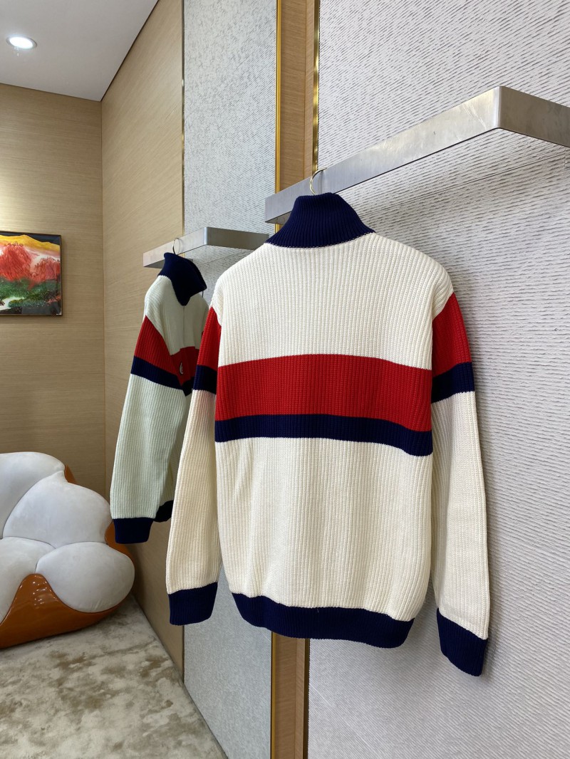 Gucci Colour Block Collar Sweater Coat 3