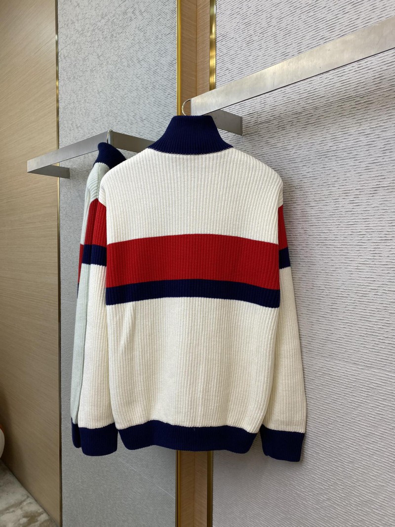 Gucci Colour Block Collar Sweater Coat 5