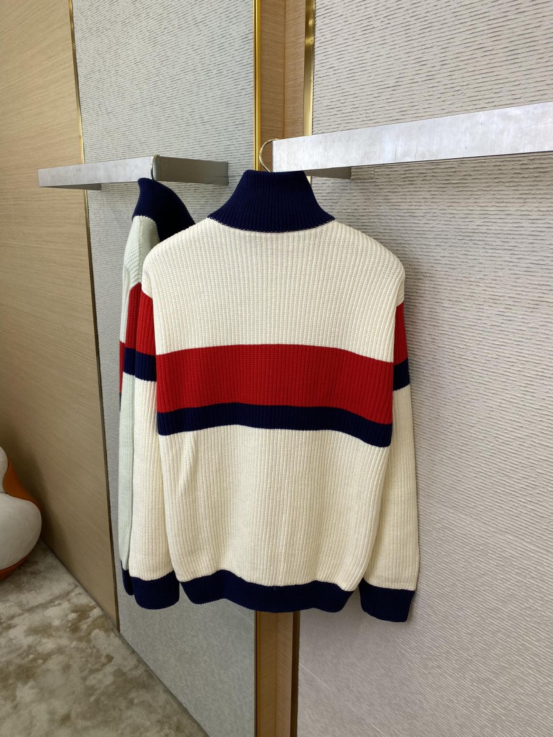 Gucci Colour Block Collar Sweater Coat 7