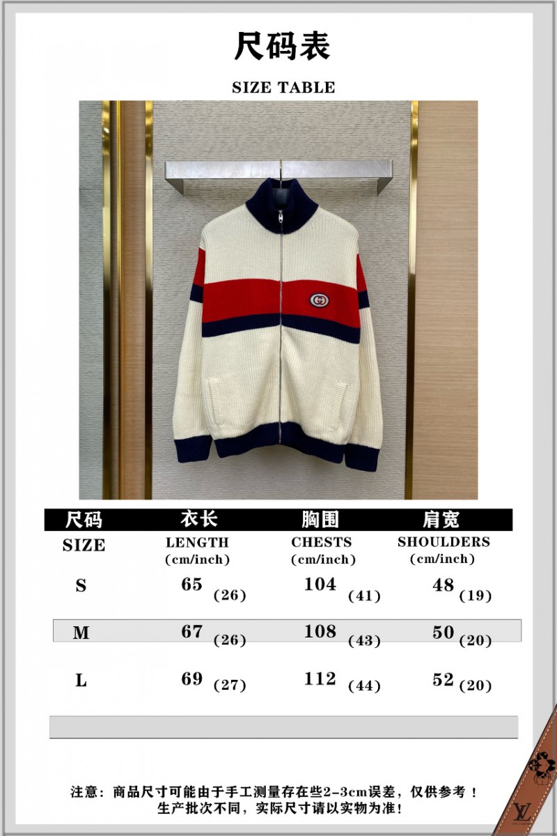 Gucci Colour Block Collar Sweater Coat 9
