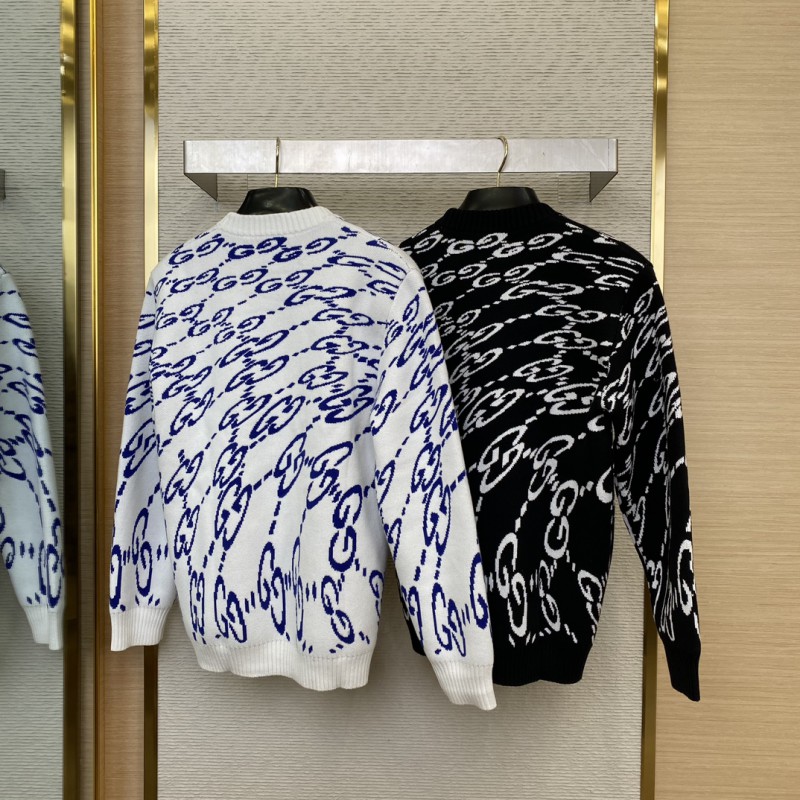 Gucci Jacquard Pullover White 1