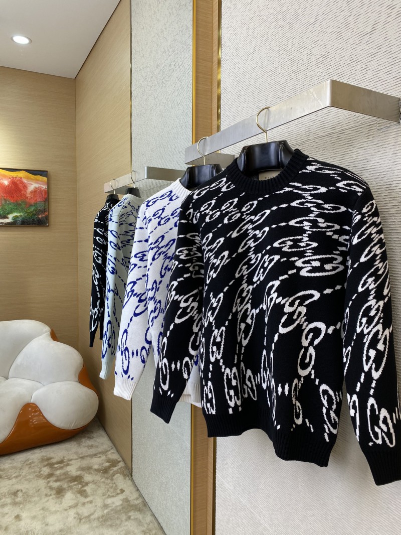 Gucci Jacquard Pullover White 2