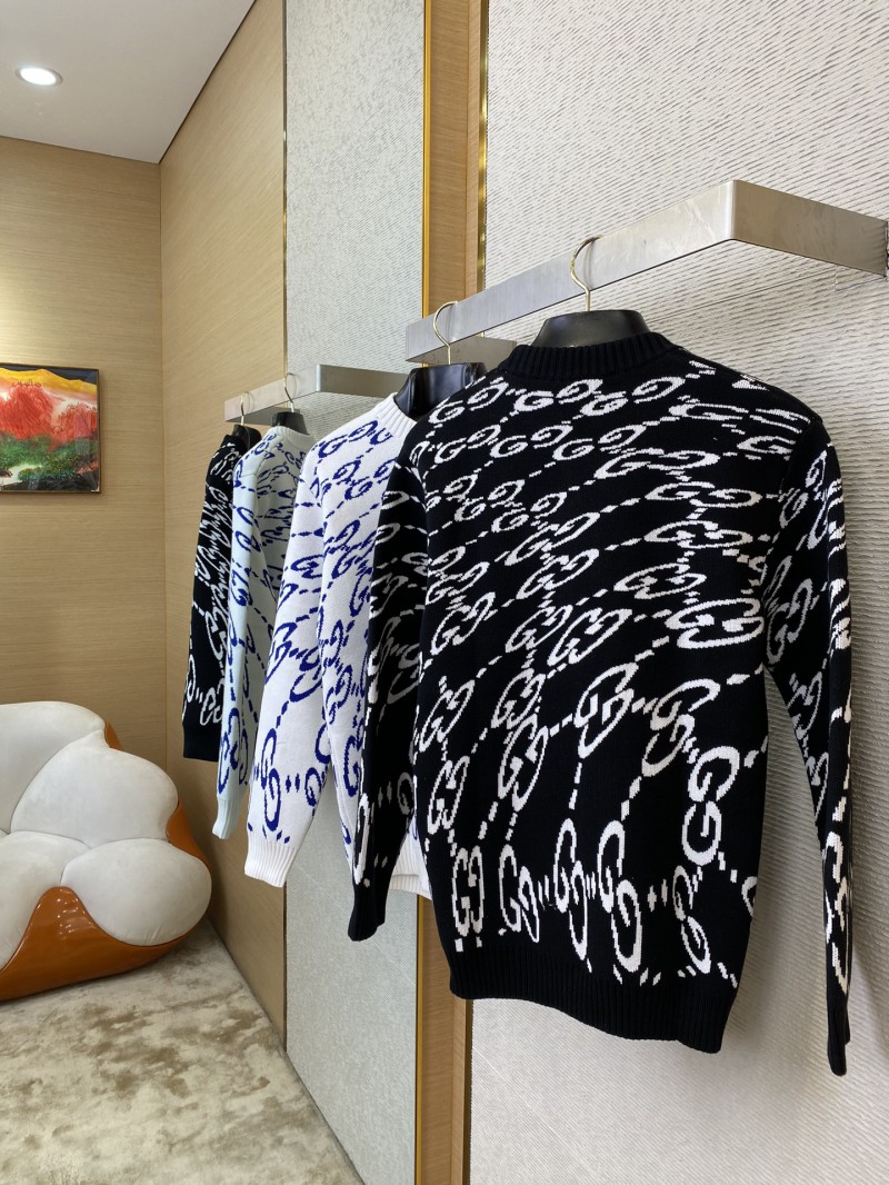 Gucci Jacquard Pullover White 3