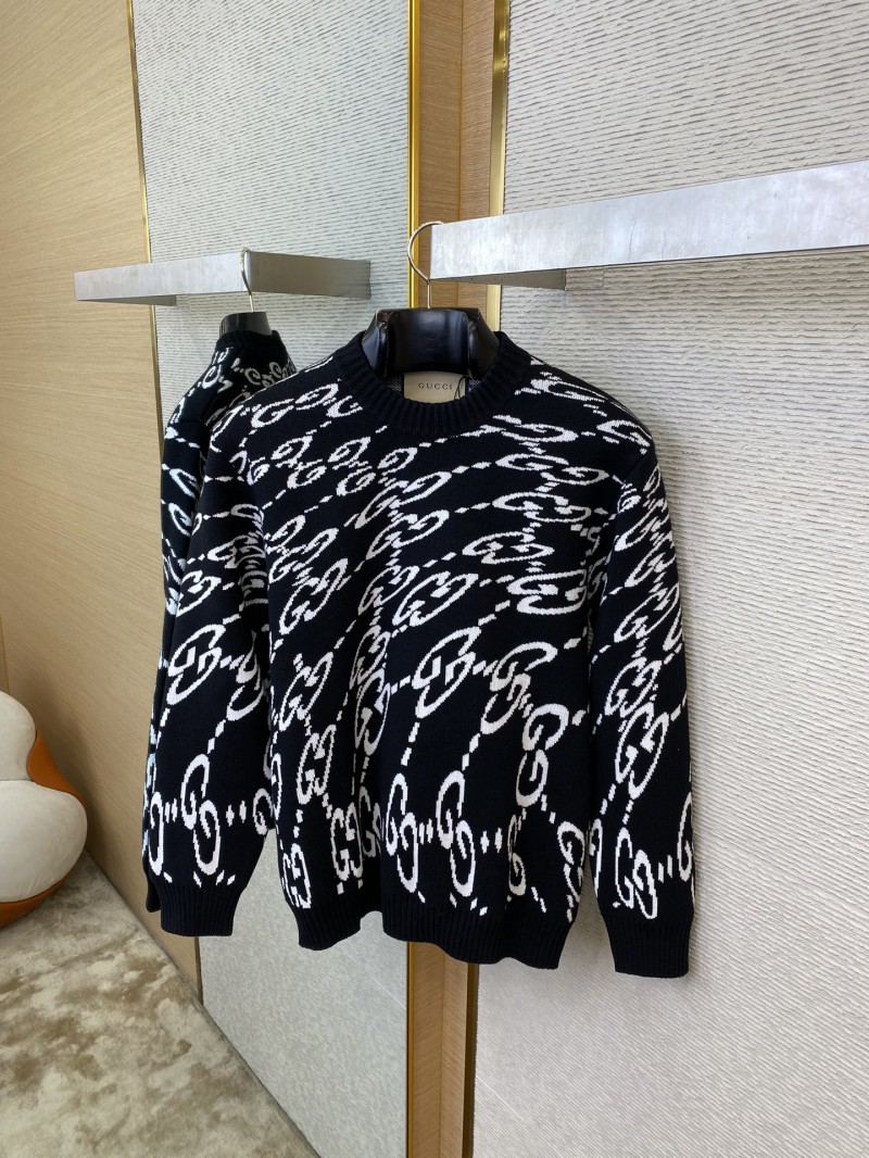 Gucci Jacquard Pullover Black 6