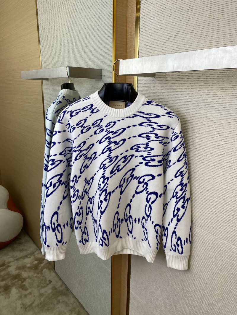 Gucci Jacquard Pullover White 6