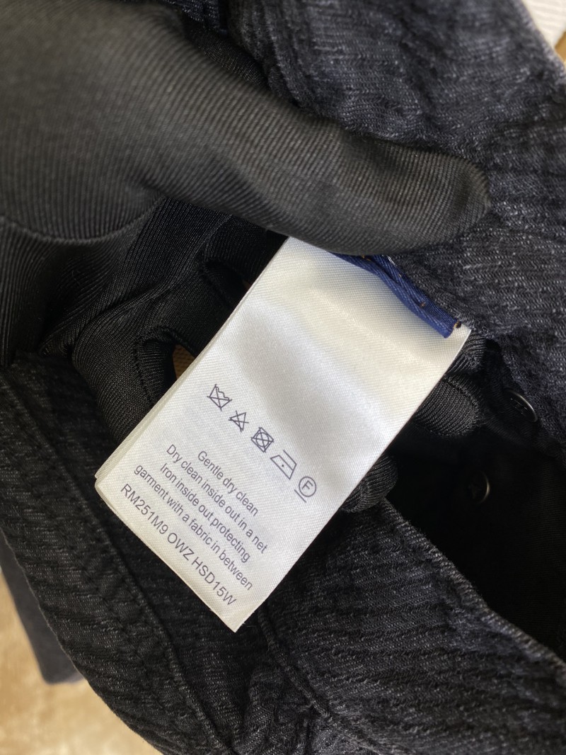 LV burnout denim trousers 8